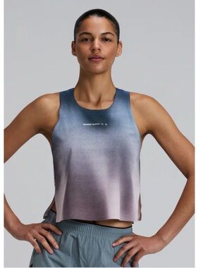 Bandit Running Women’s CoolGrid Race Singlet - Flow State Aegean Multi